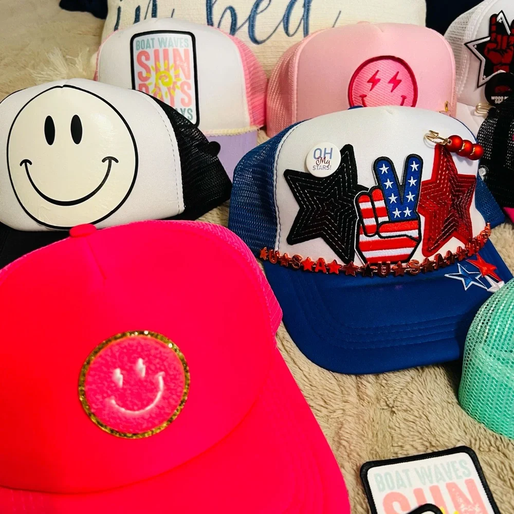 Custom designed hats you pick theme/colors christmas Halloween sports Disney